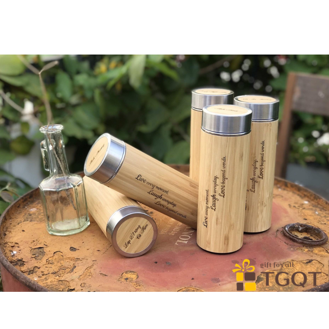 bình giữ nhiệt khắc logo