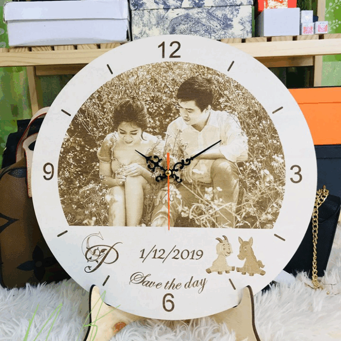 Đồng hồ gỗ Polywood