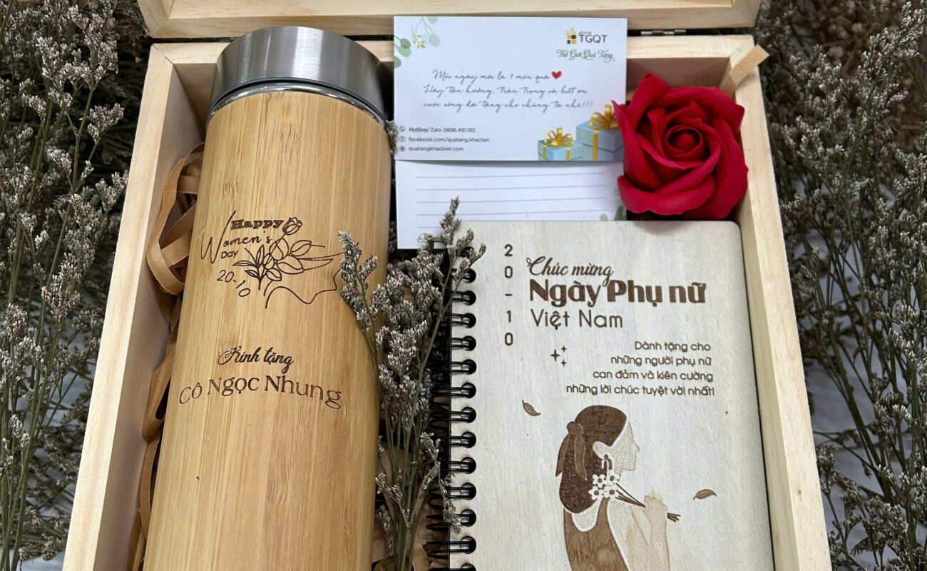 Set bình + sổ